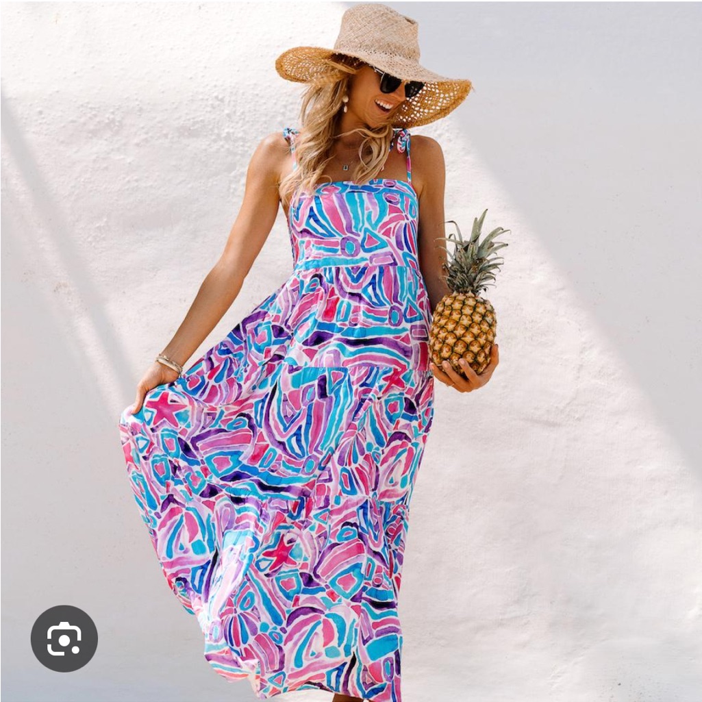 Nwt Kenny Flowers Xs Waikiki Resort Dress